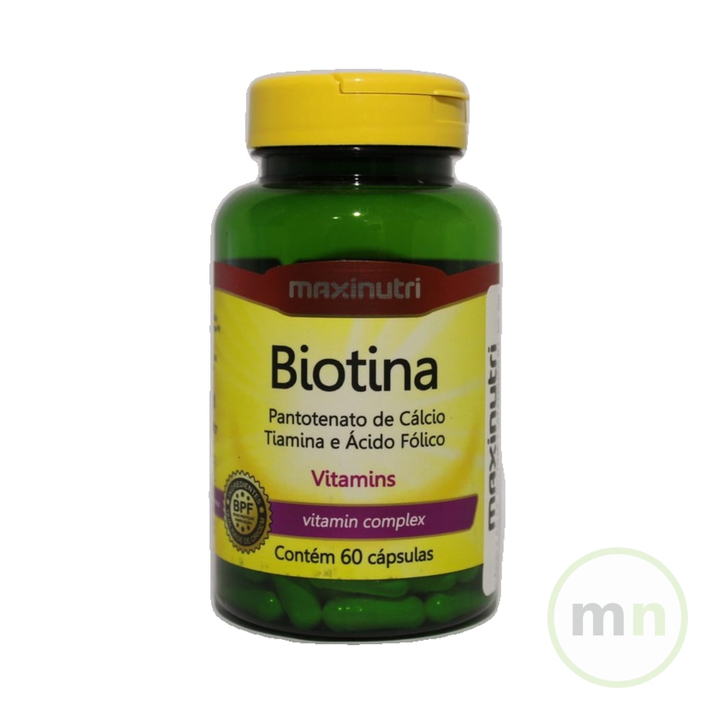 Maxinutri Biotina (Vitamina B7) 60 Capsulas
