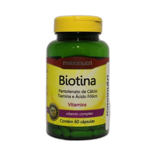 Maxinutri Biotina (Vitamina B7) 60 Capsulas