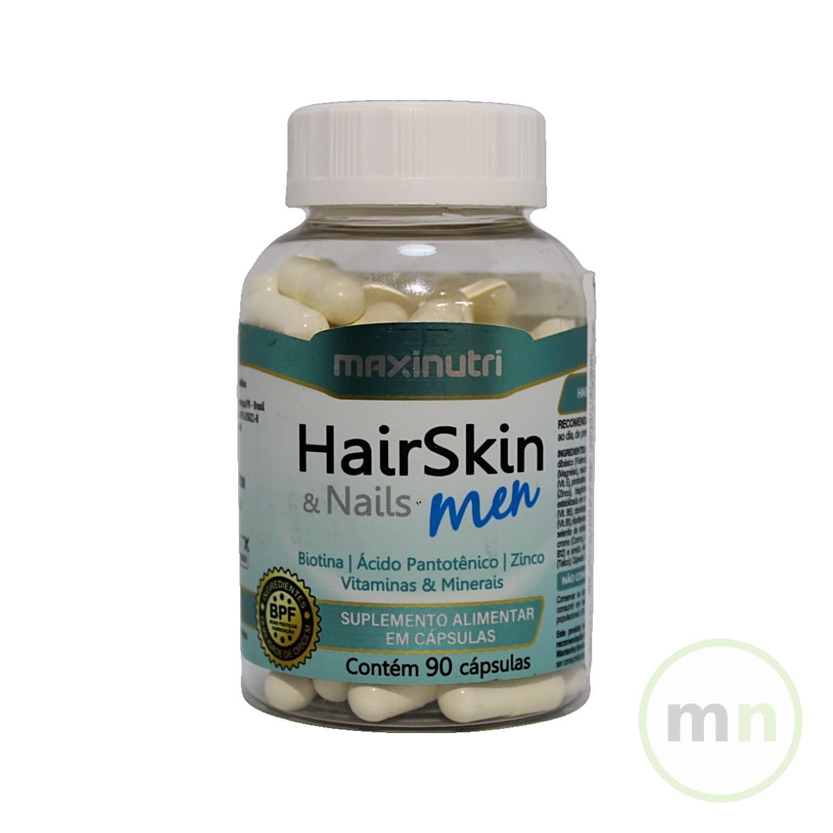 HairSkin & Nails Men 90 Capsulas - Maxinutri