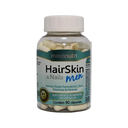 HairSkin & Nails Men 90 Capsulas - Maxinutri