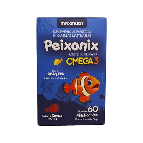 Maxinutri Peixonix Omega 3 x 60 Capsulas Masticables