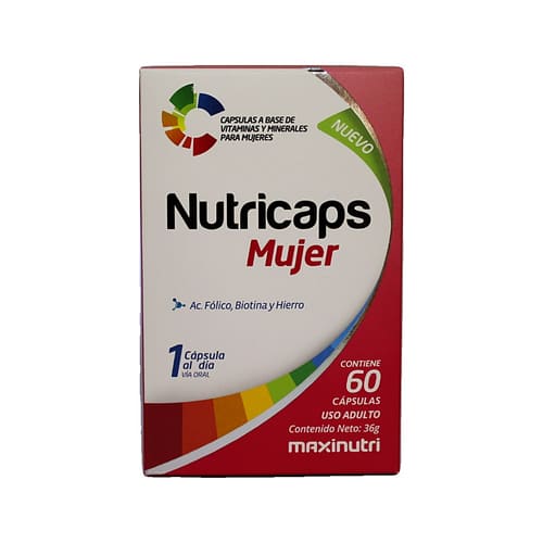 Maxinutri Nutricaps Mujer 60 Capsulas