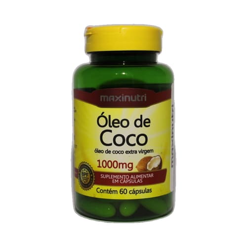 Maxinutri Aceite de Coco Extra Virgen 1000 mg - 60 Capsulas