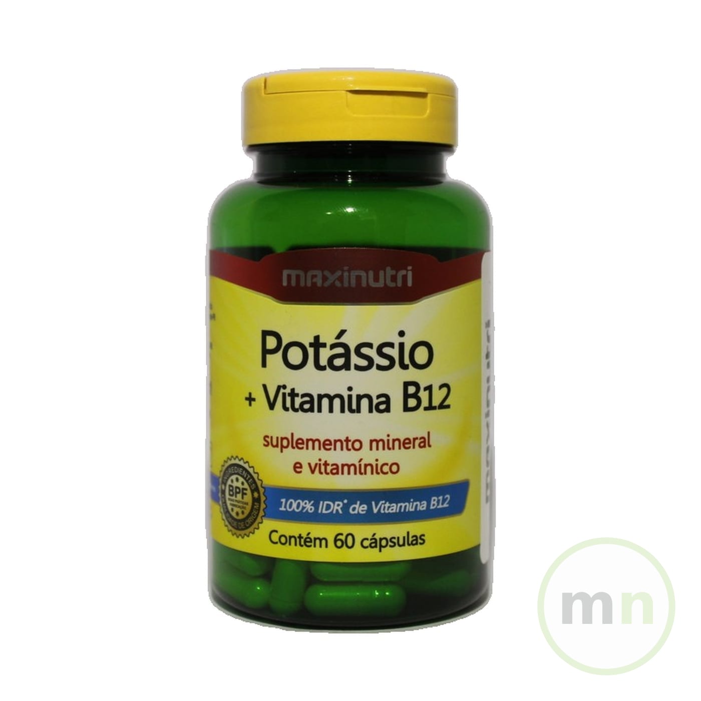 Maxinutri Potasio + Vitamina B12 60 Capsulas