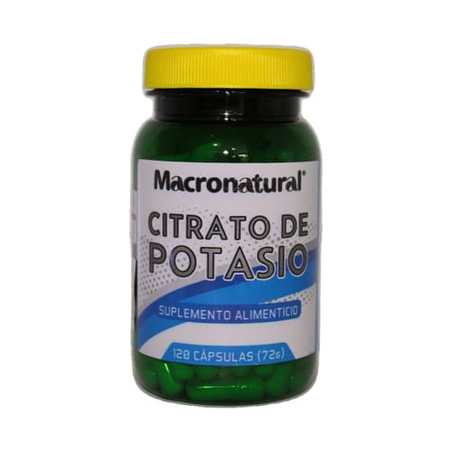 Citrato de Potasio x 120 Caps - Macronatural