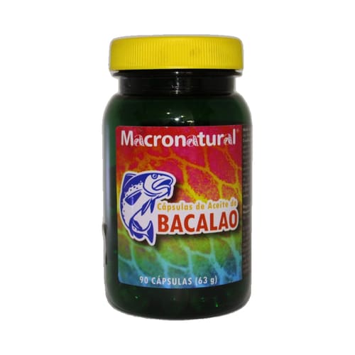 Aceite de Bacalao Adulto x 90 Capsulas - MACRONATURAL