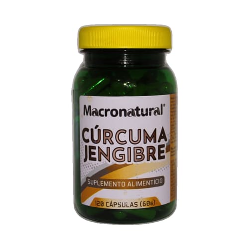 Curcuma Jengibre x 120 Caps - Macronatural