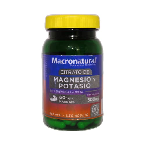 Citrato Magnesio-Potasio x 60 Caps