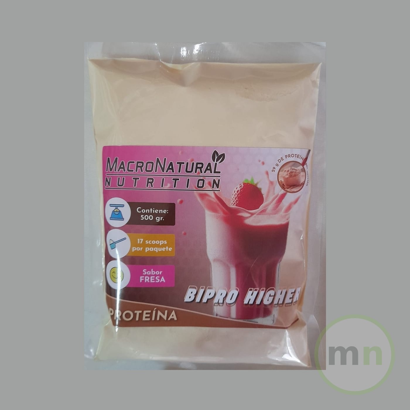 Proteina Nutrition Sabor Fresa 500 gr — Macronatural