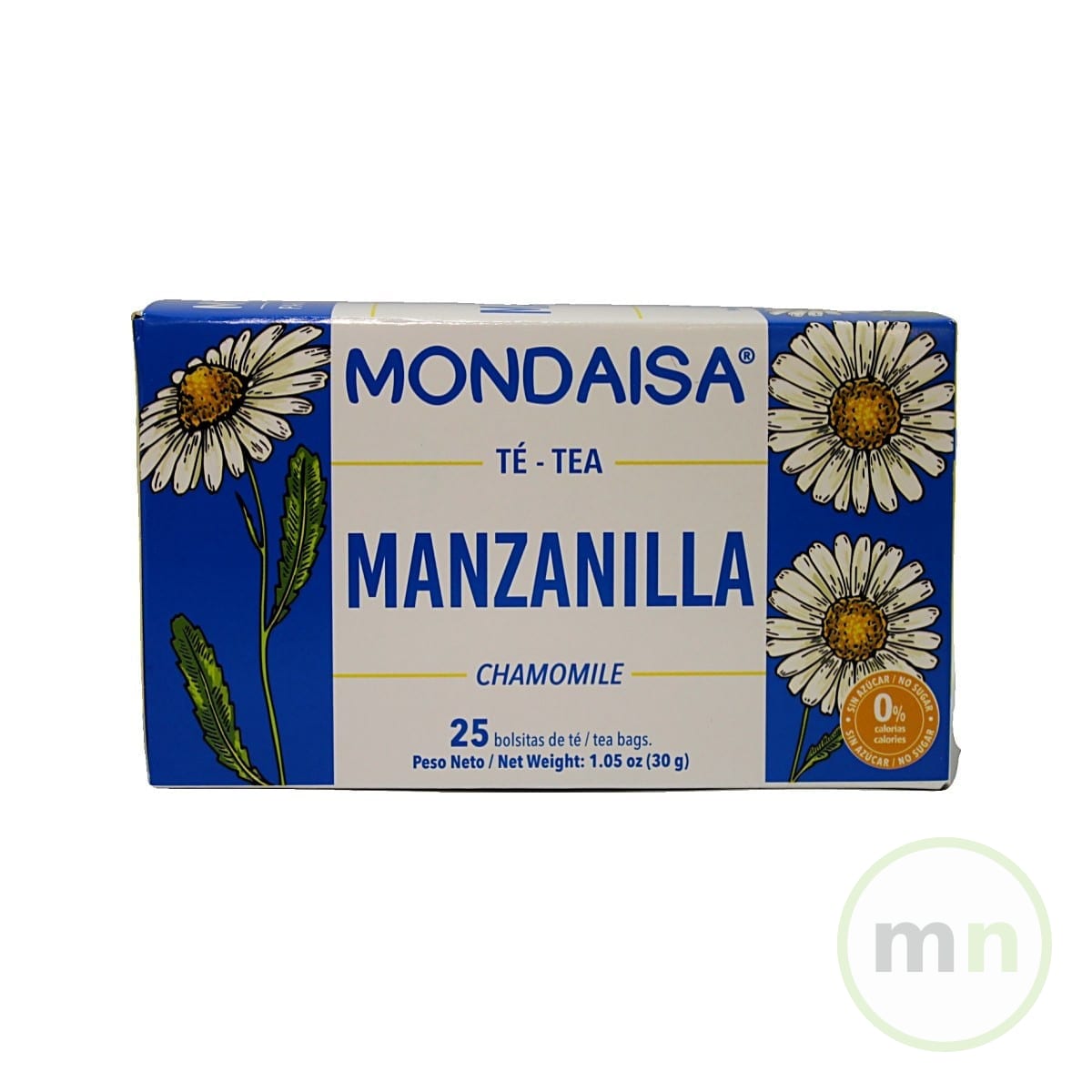 TÉ MANZANILLA 25 UNDS LAMINADO