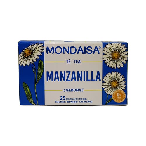 TÉ MANZANILLA 25 UNDS LAMINADO