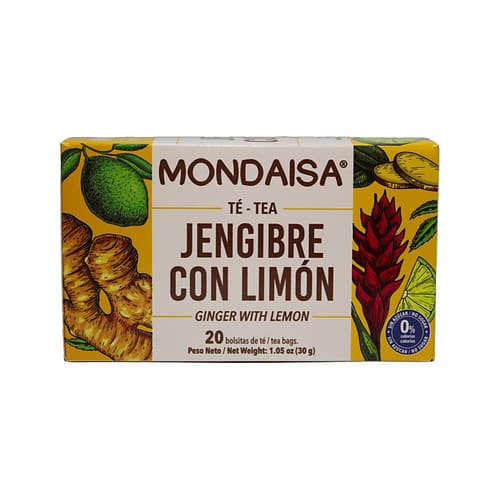 TÉ JENGIBRE LIMON 20 UDS LAMINADO