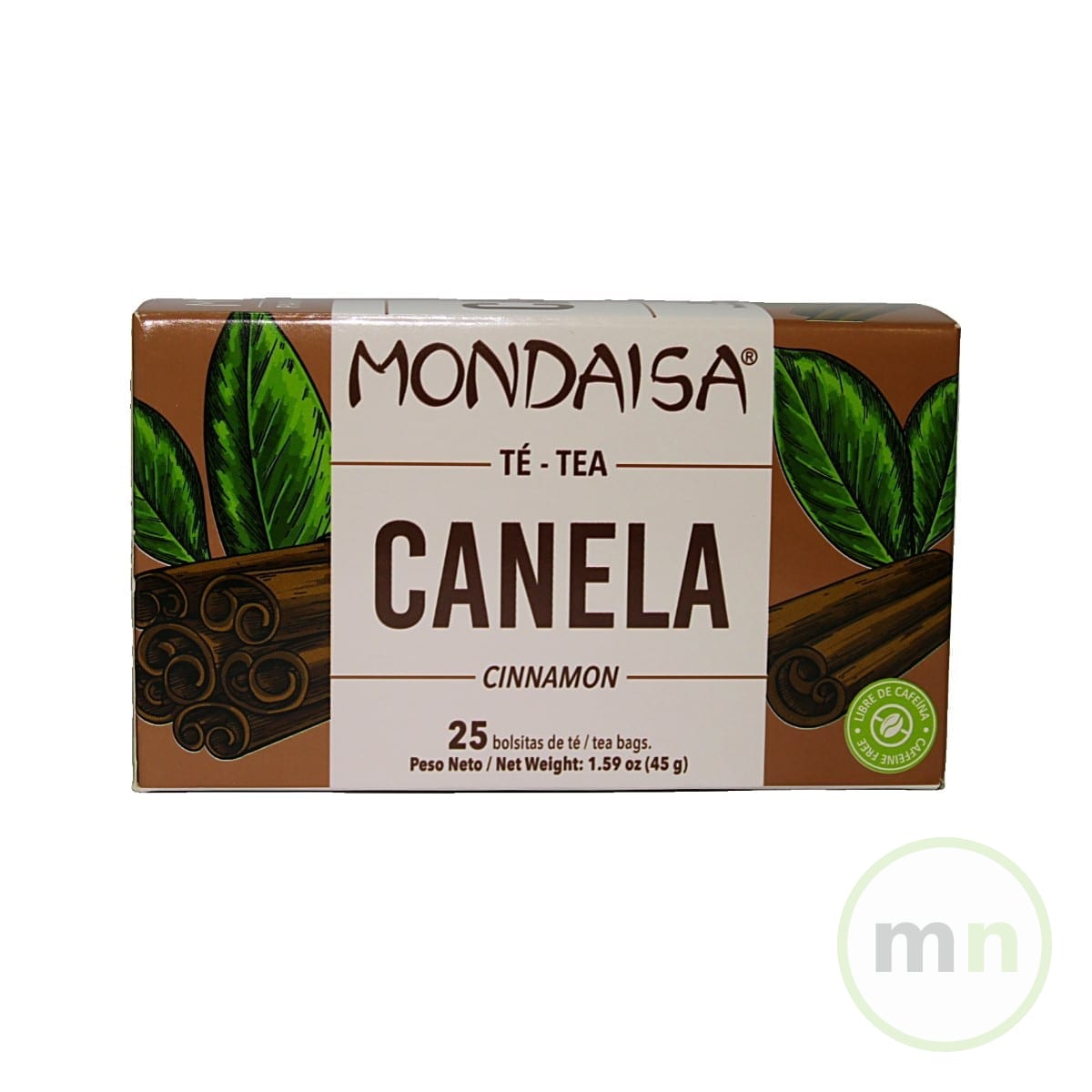 TÉ CANELA 25 UNDS LAMINADO