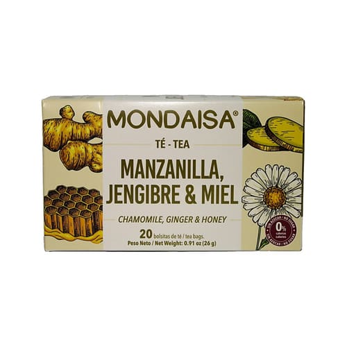 TÉ MANZANILLA JENGIBRE MIEL 20 UND LAMINADO