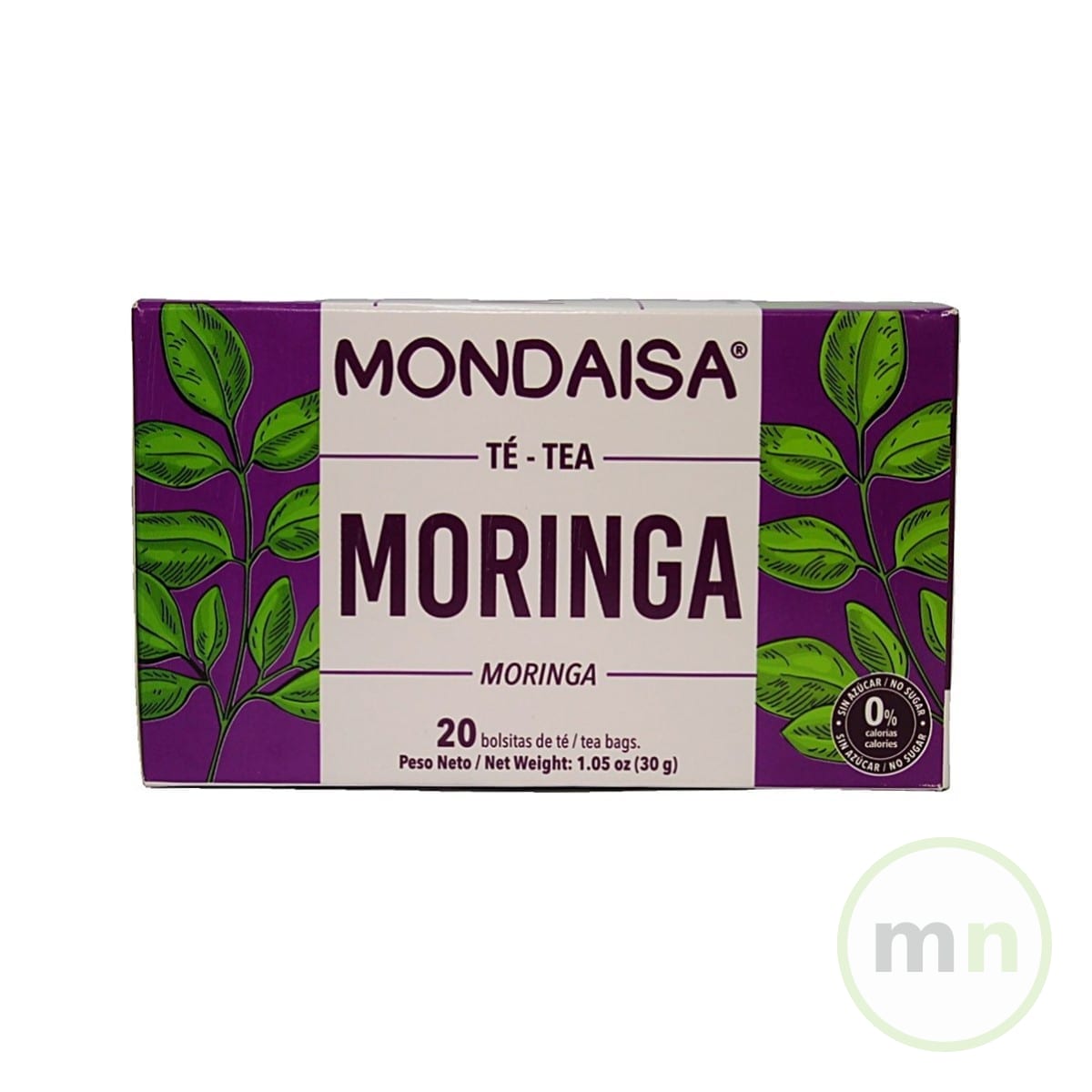 TÉ MORINGA 20 UDS LAMINADO