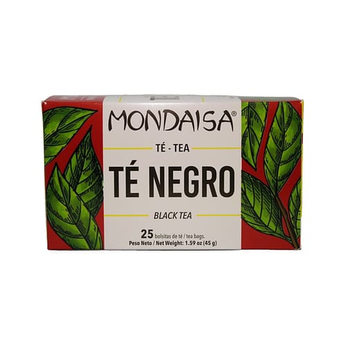 TÉ NEGRO 25 UNIDADES LAMINADO