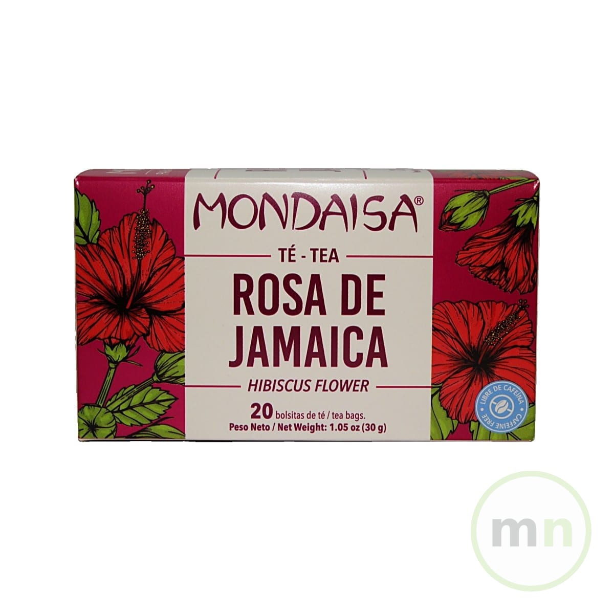 TÉ ROSA DE JAMAICA 20 UDS LAMINADO