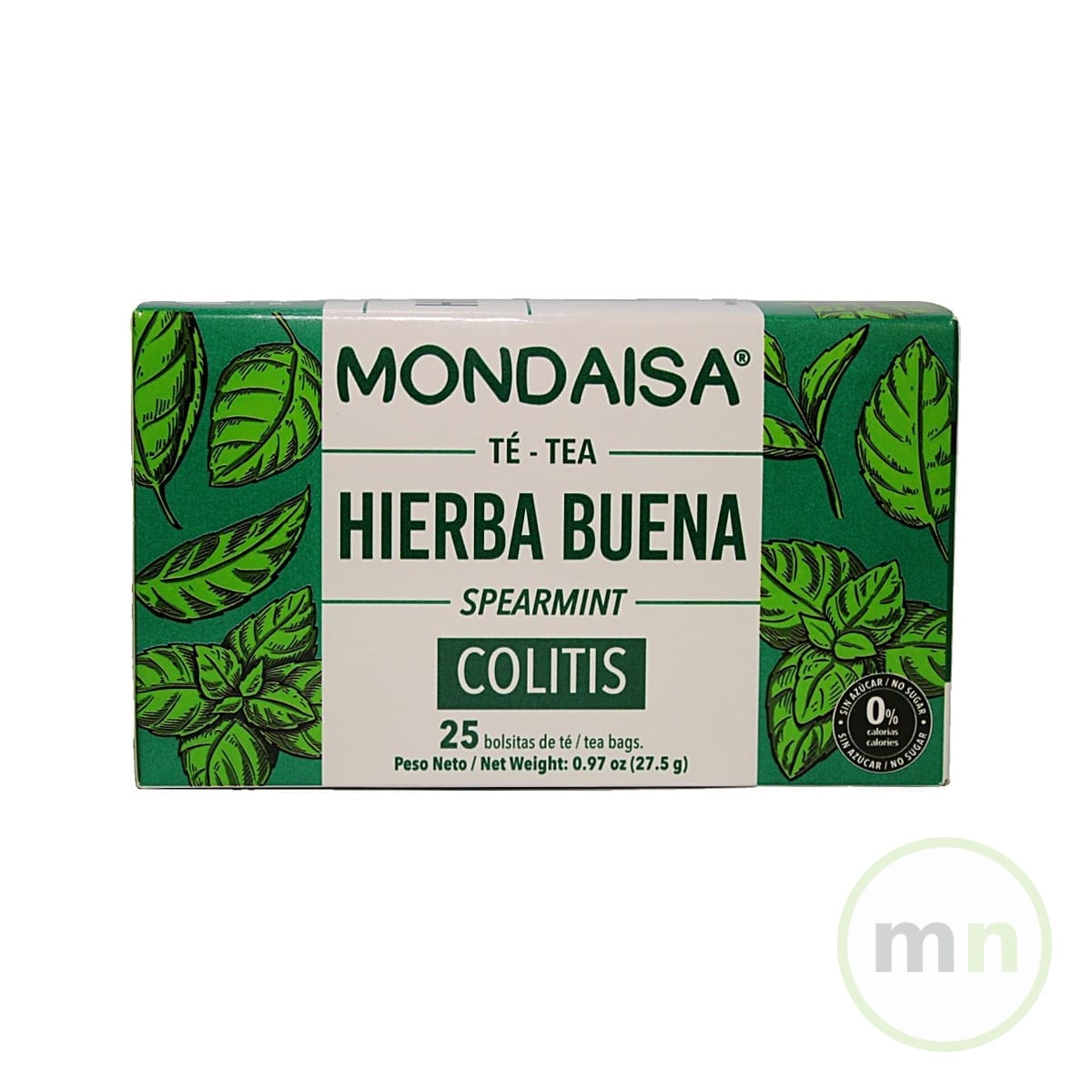 TÉ HIERBA BUENA 25 UNDS LAMINADO